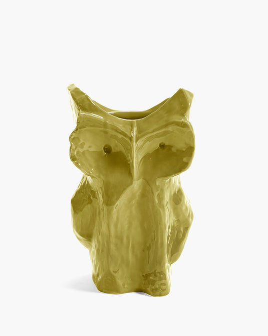 serax Marni Midnight Creatures Owl Vase L Yellow