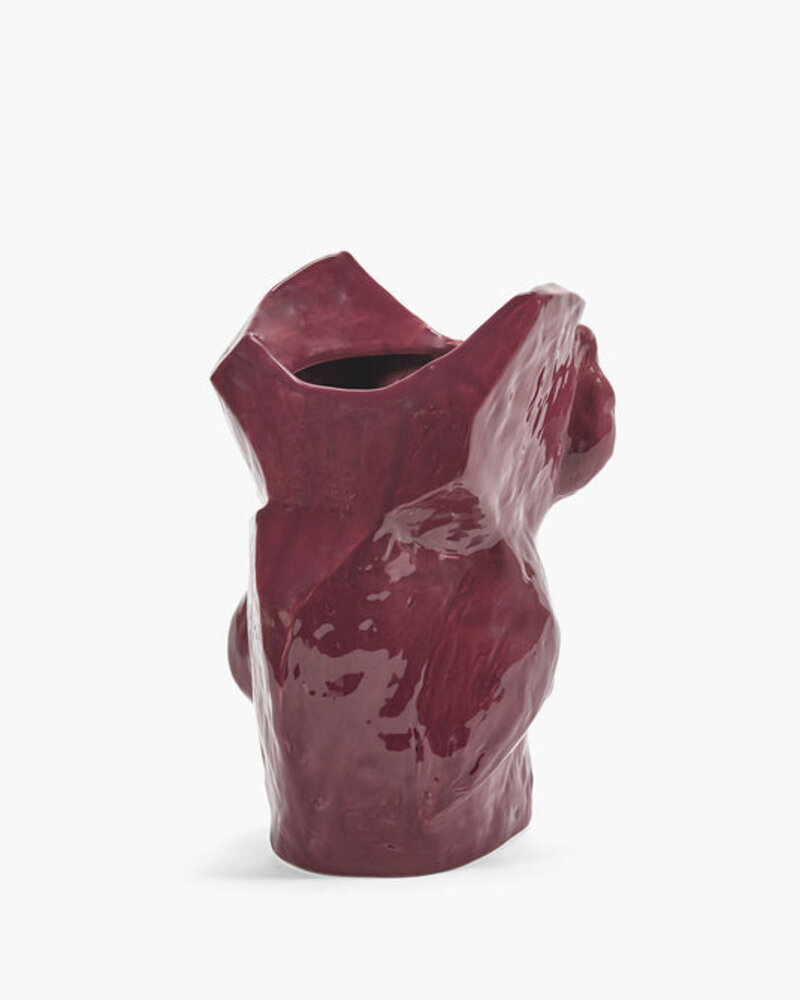 serax Marni Midnight Creatures Owl Vase L Aubergine