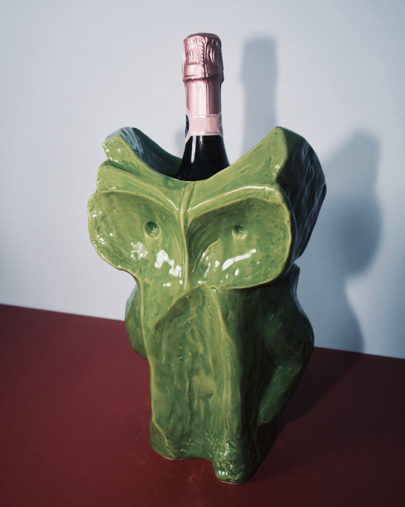 serax Marni Midnight Creatures Owl Vase L Green