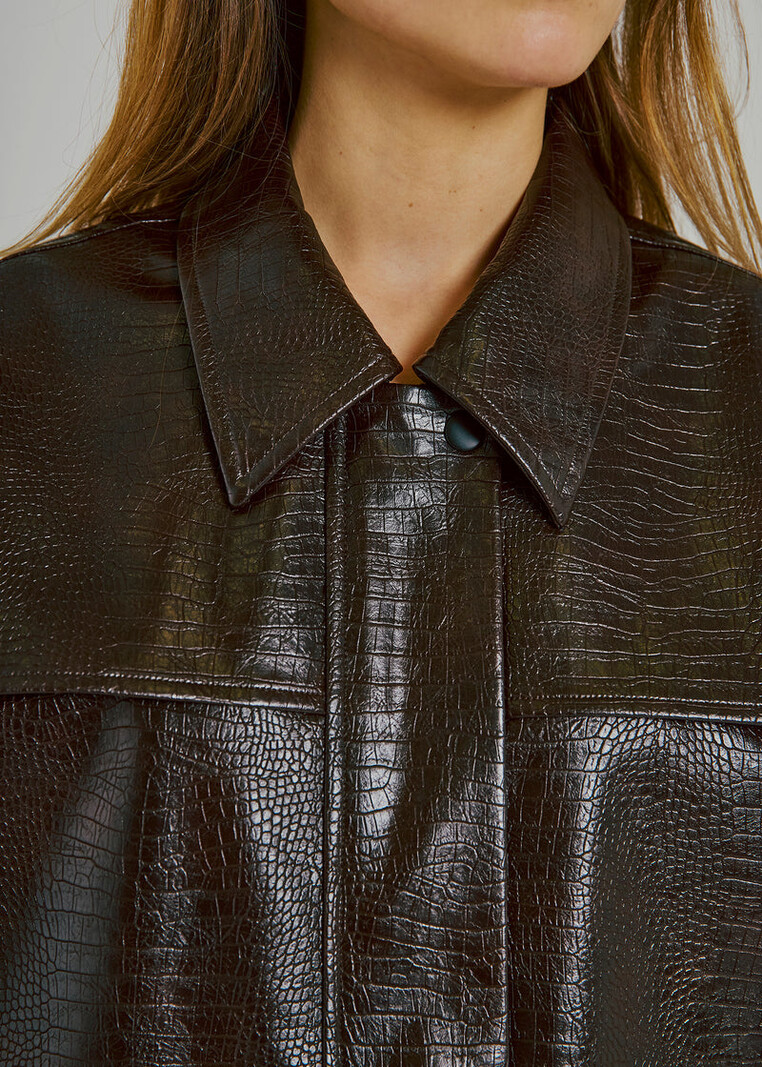 NORR Eduna Jacket Dark Burgundy