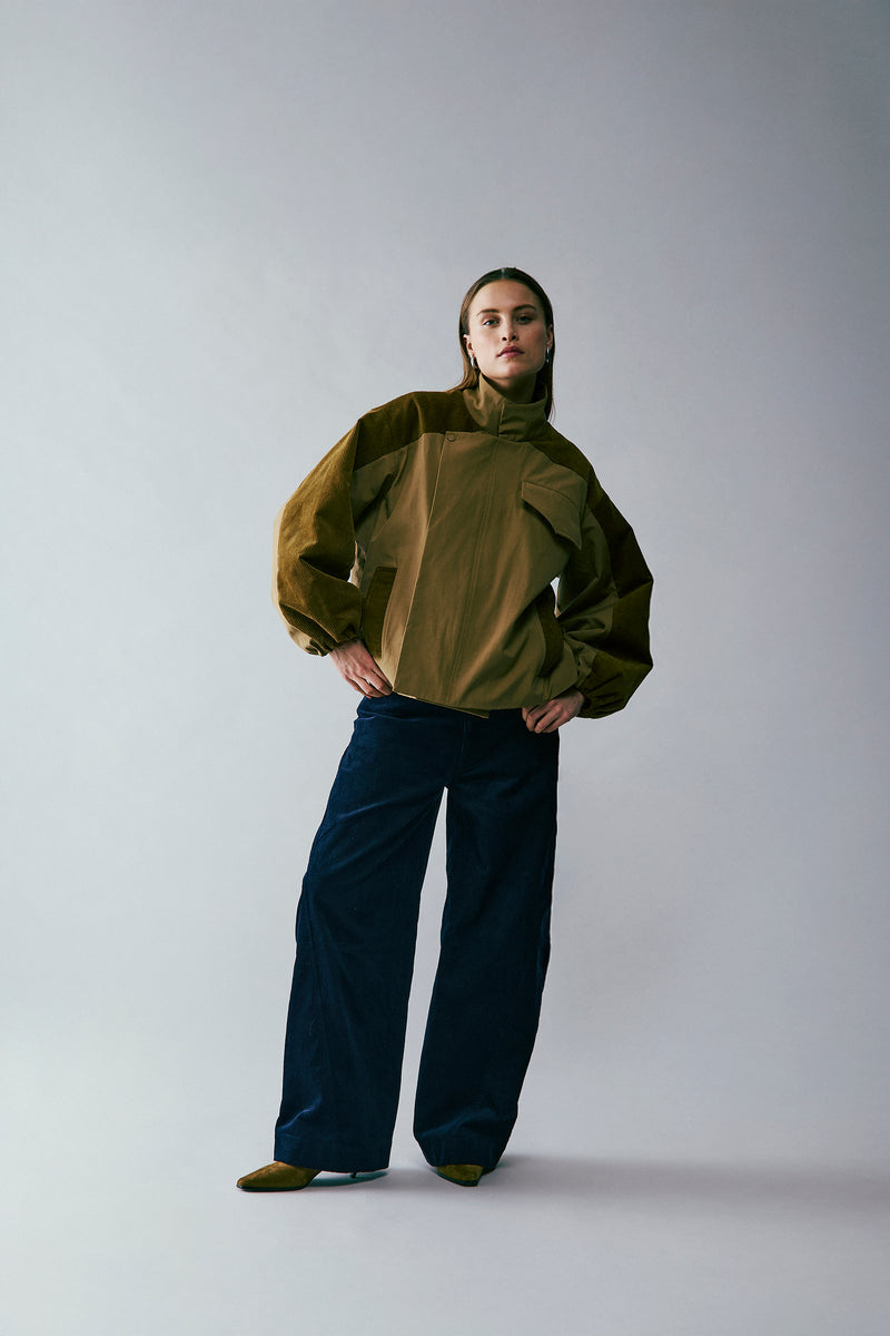 NORR Canna Jas Olijfkleur