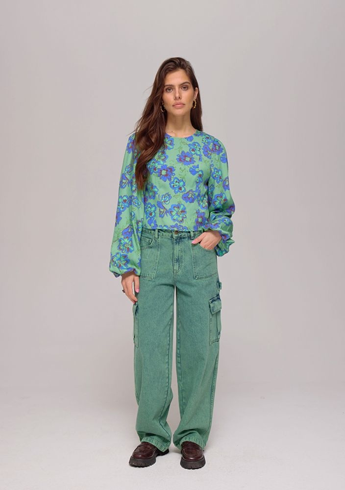 HARPER & YVE Floor Blouse Forest Flower