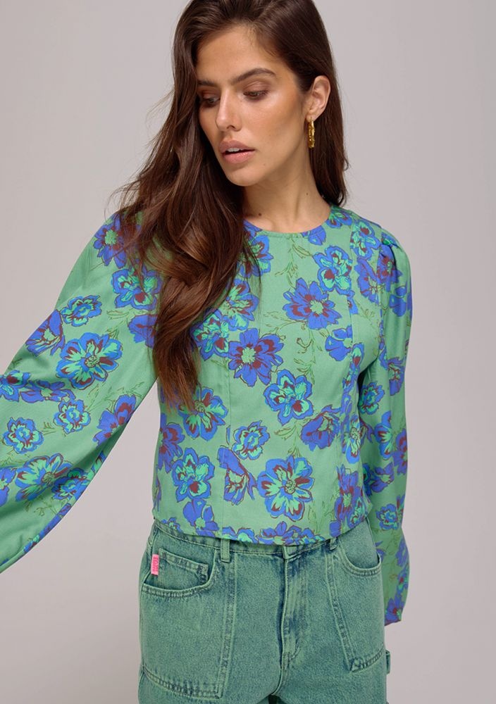 HARPER & YVE Floor Blouse Forest Flower