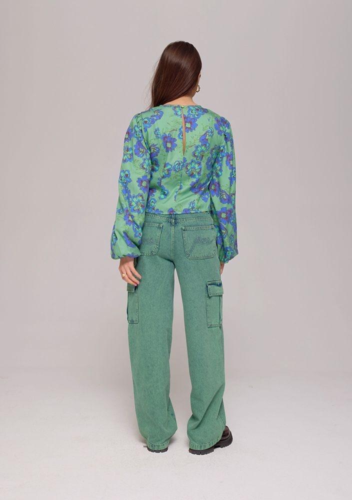 HARPER & YVE Floor Blouse Forest Flower