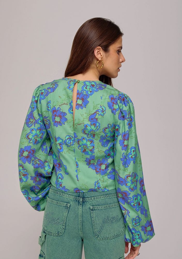 HARPER & YVE Floor Blouse Forest Flower