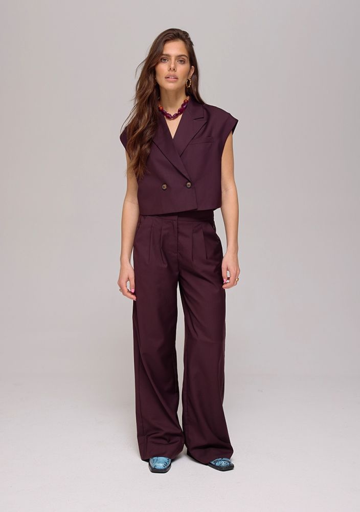 HARPER & YVE Esmee Gilet Burgundy