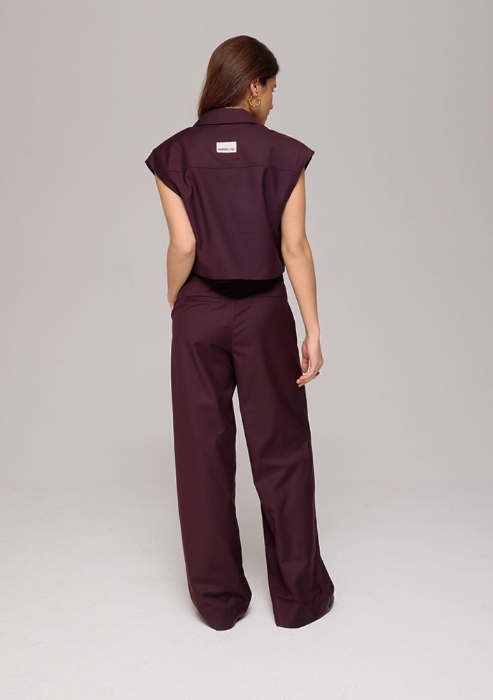 HARPER & YVE Esmee Gilet Burgundy