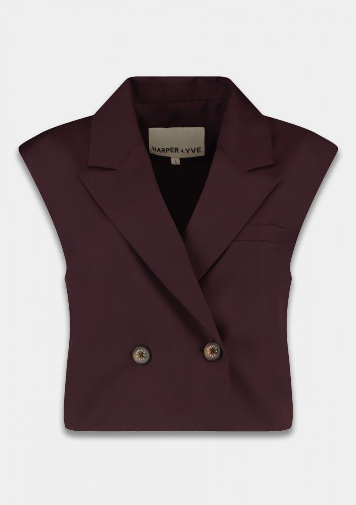 HARPER & YVE Esmee Gilet Burgundy