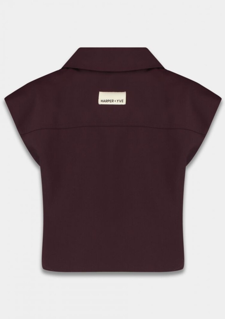 HARPER & YVE Esmee Gilet Burgundy
