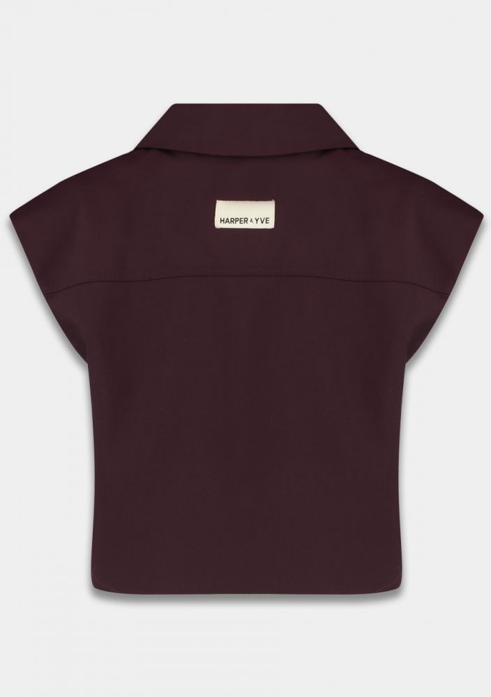 HARPER & YVE Esmee Gilet Burgundy