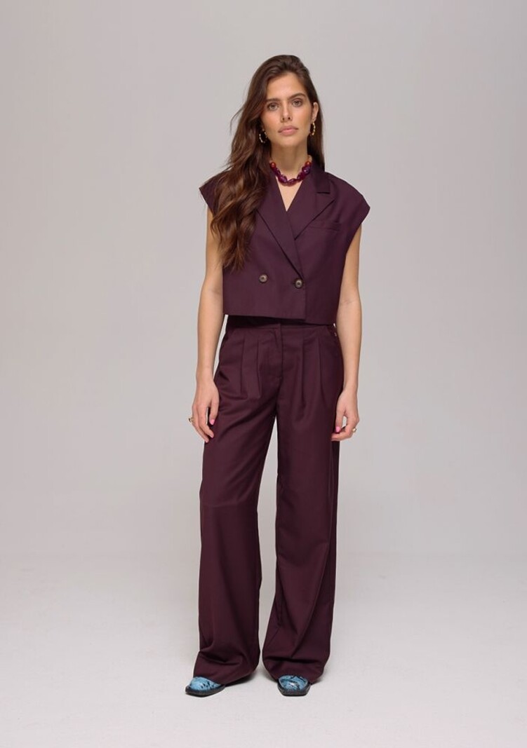 HARPER & YVE Sadie Pants Burgundy