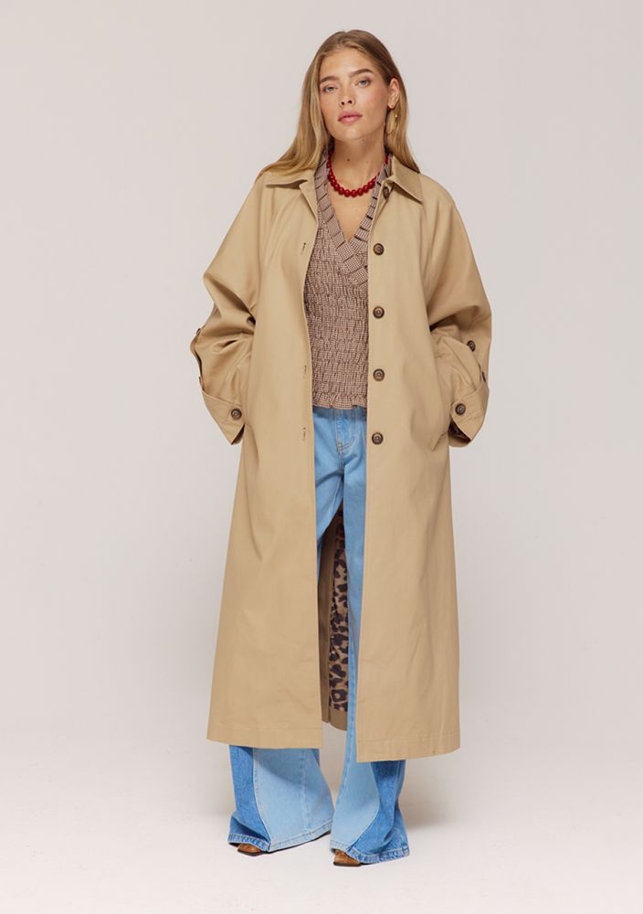 HARPER & YVE Tracy Trench Coat Beige