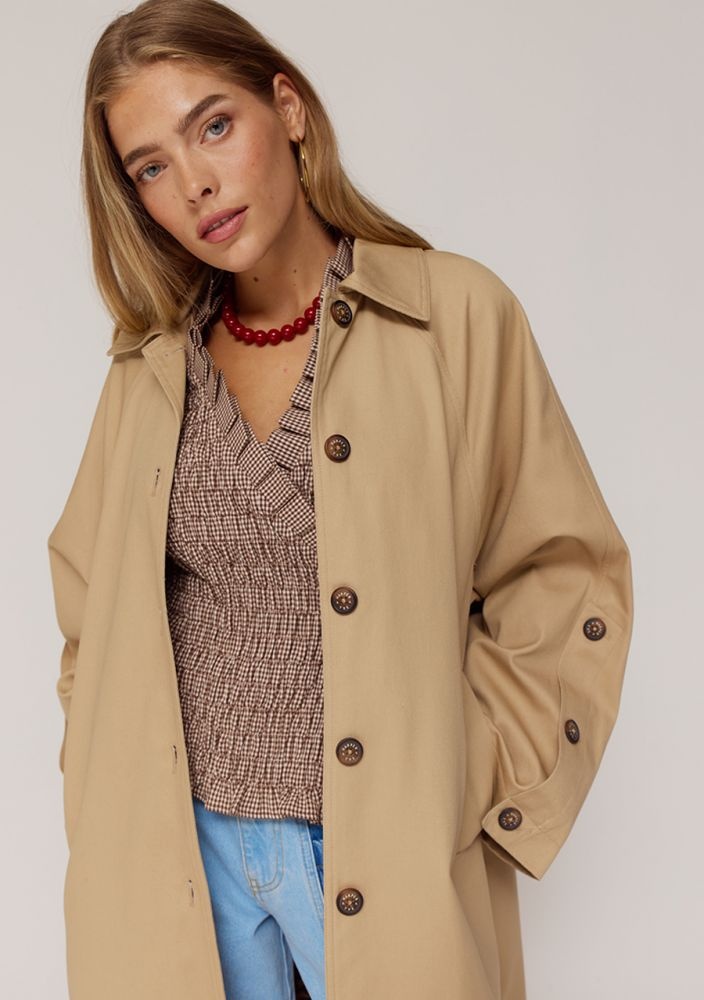 HARPER & YVE Tracy Trench Coat Beige