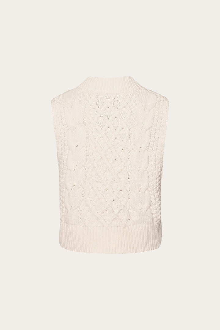 NOELLA Gio Knit Vest Ivory
