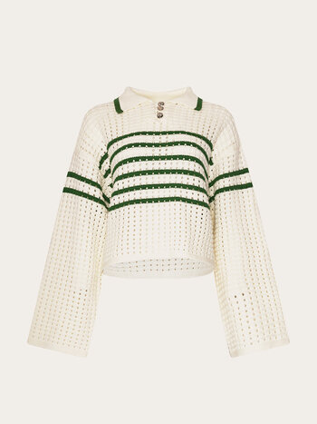 NOELLA Leen Knit Talani Green Stripe