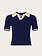 NOELLA Lilo Polo Knit Navy