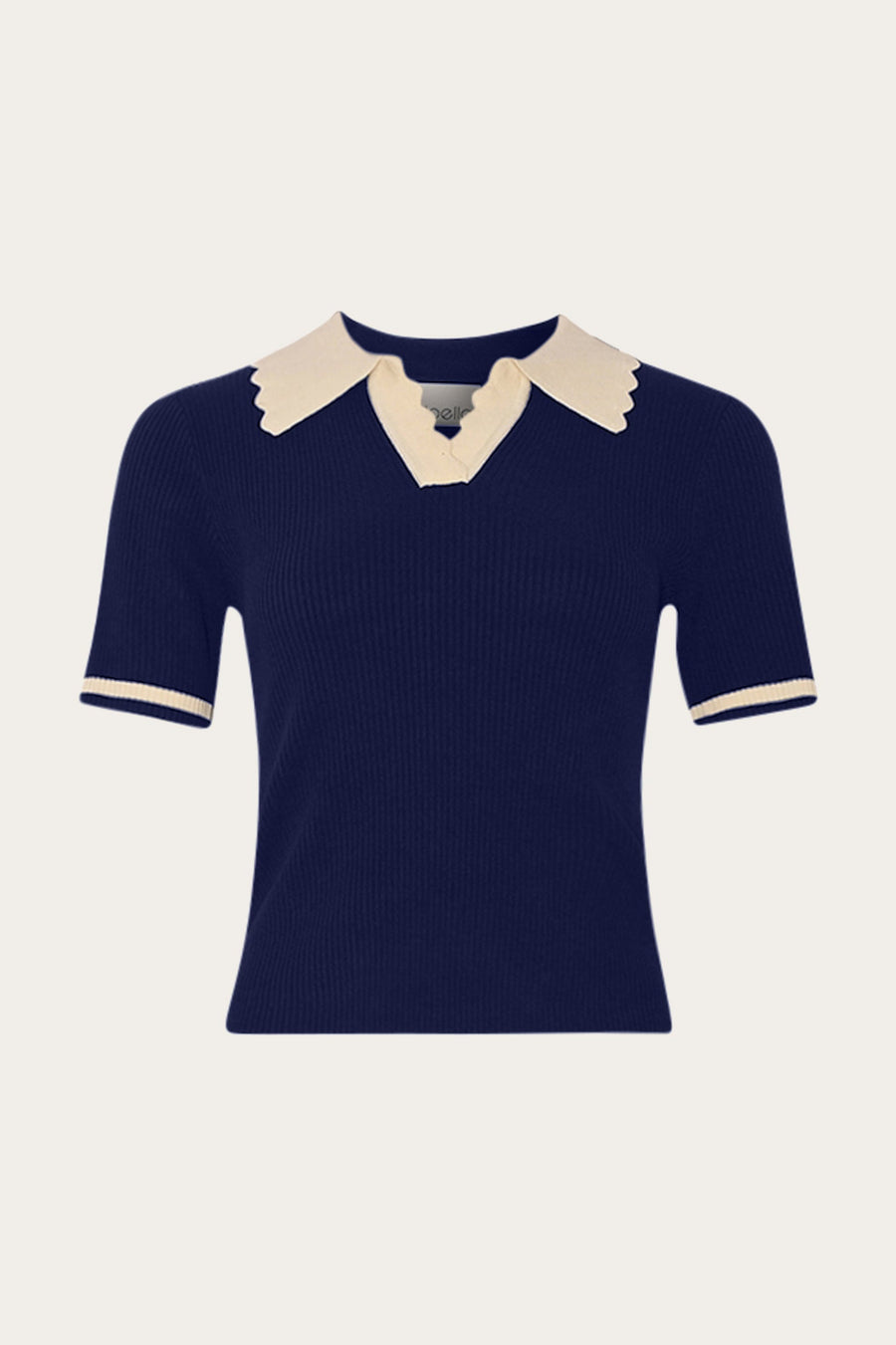 NOELLA Lilo Polo Knit Navy