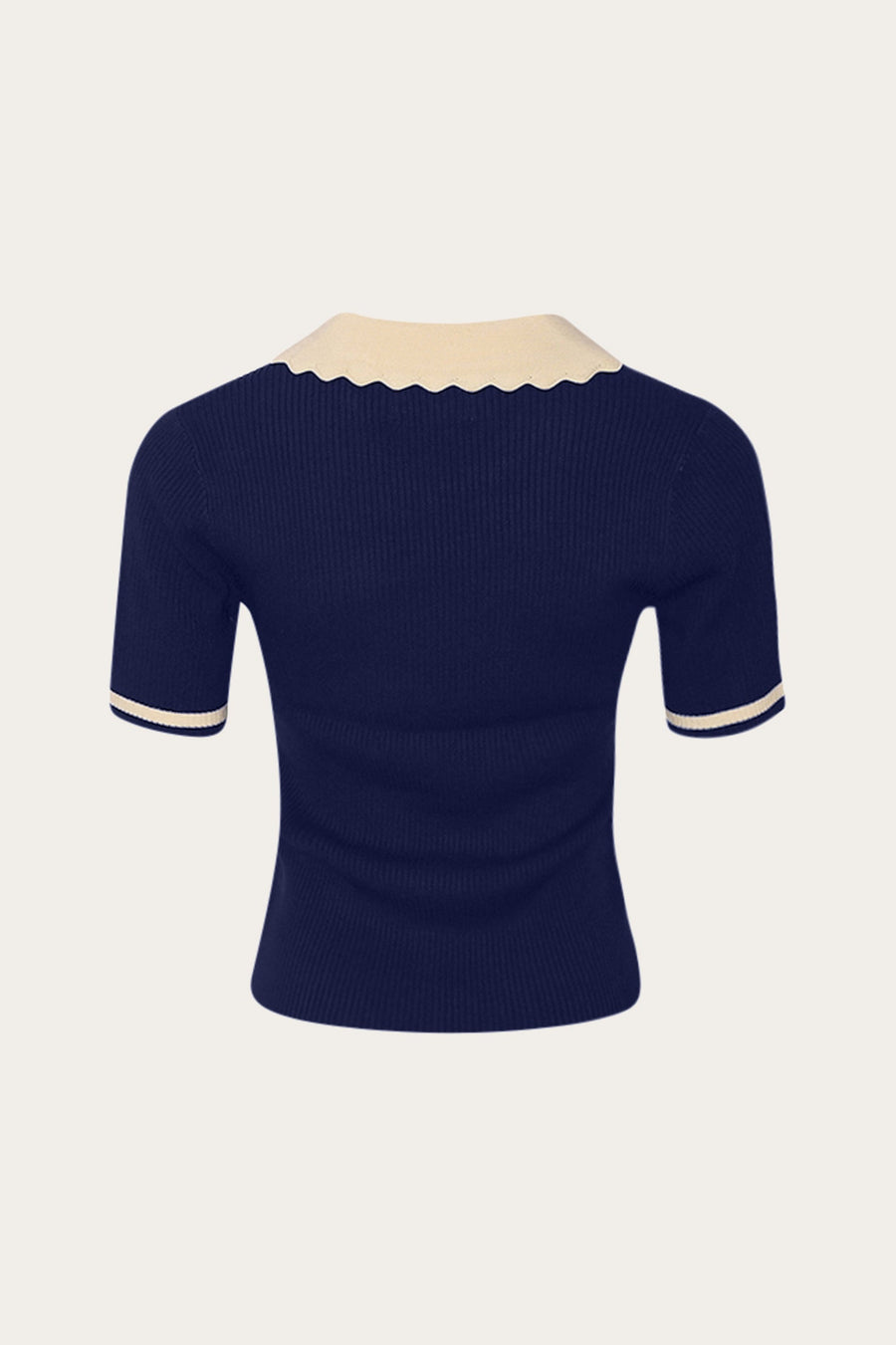 NOELLA Lilo Polo Knit Navy