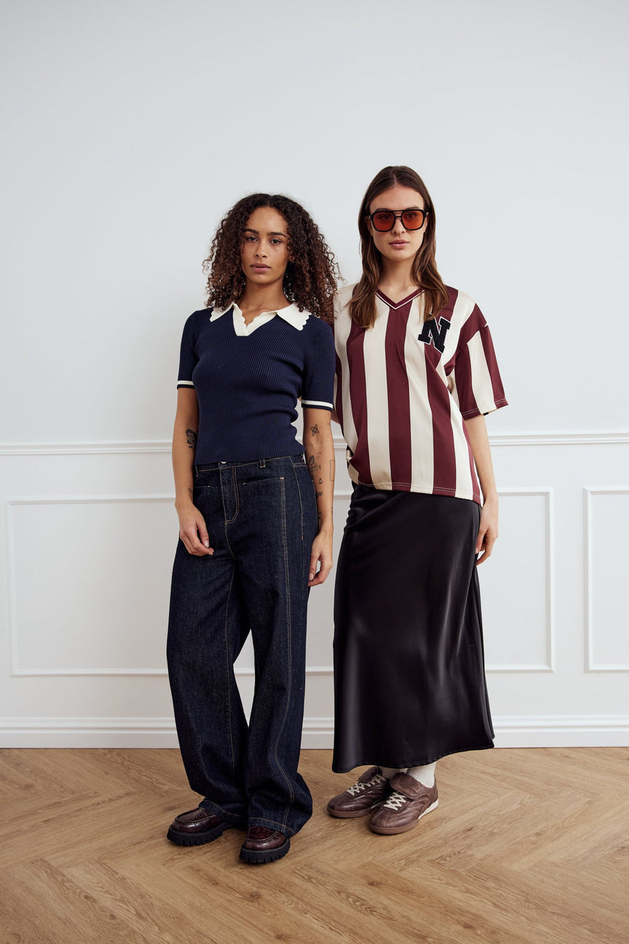 NOELLA Lilo Polo Knit Navy