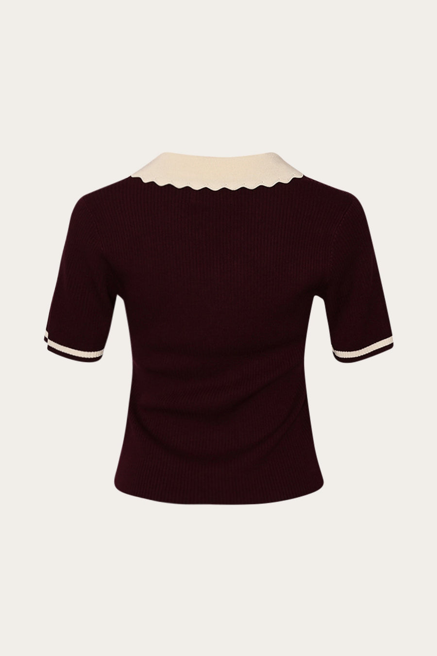 NOELLA Lilo Polo Knit Wine