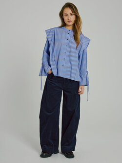 NORR Marion Shirt Blue Stripe