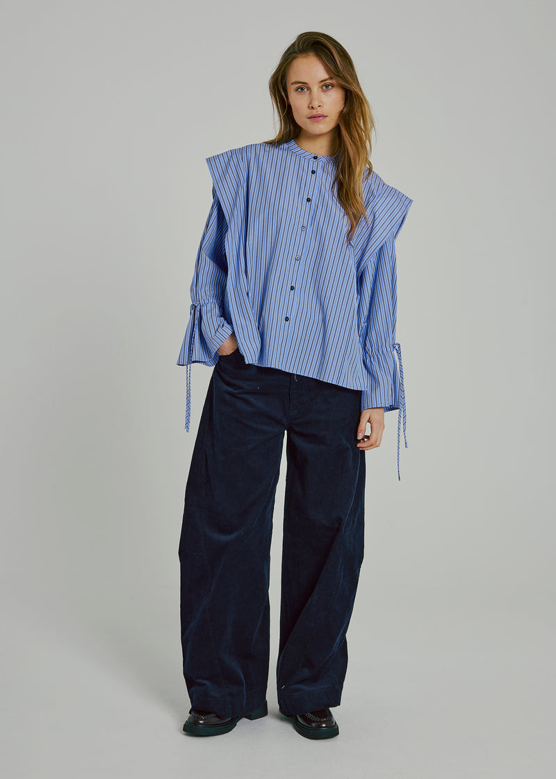 NORR Marion Shirt Blue Stripe