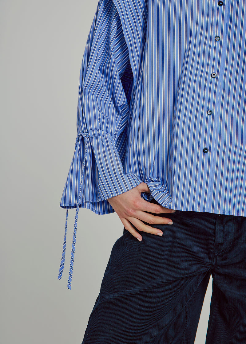 NORR Marion Shirt Blue Stripe