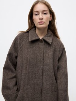 ENVII Enseneca Wool Jacket Brown Mel