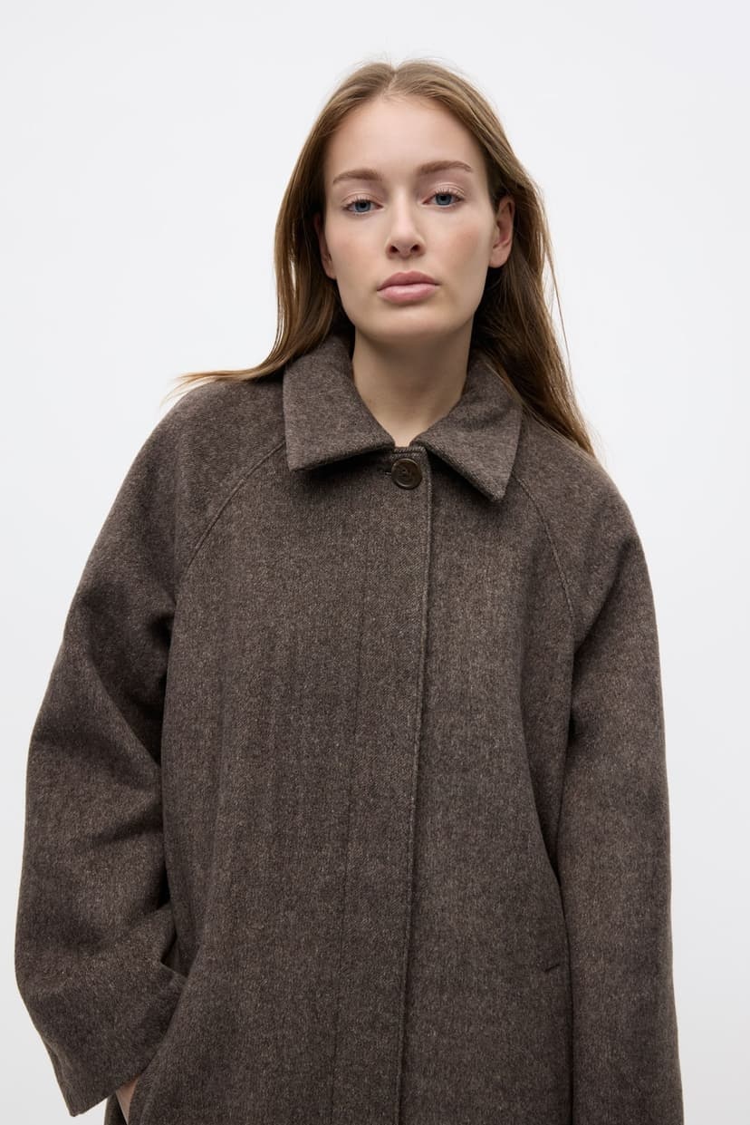 ENVII Enseneca Wool Jacket Brown Mel