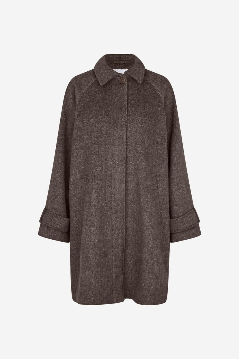 ENVII Enseneca Wool Jacket Brown Mel