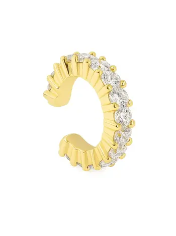 BILLION AVENUE Copy of Iris Diamond Earcuff Silver