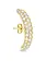 BILLION AVENUE Vif Diamond Earstud Gold