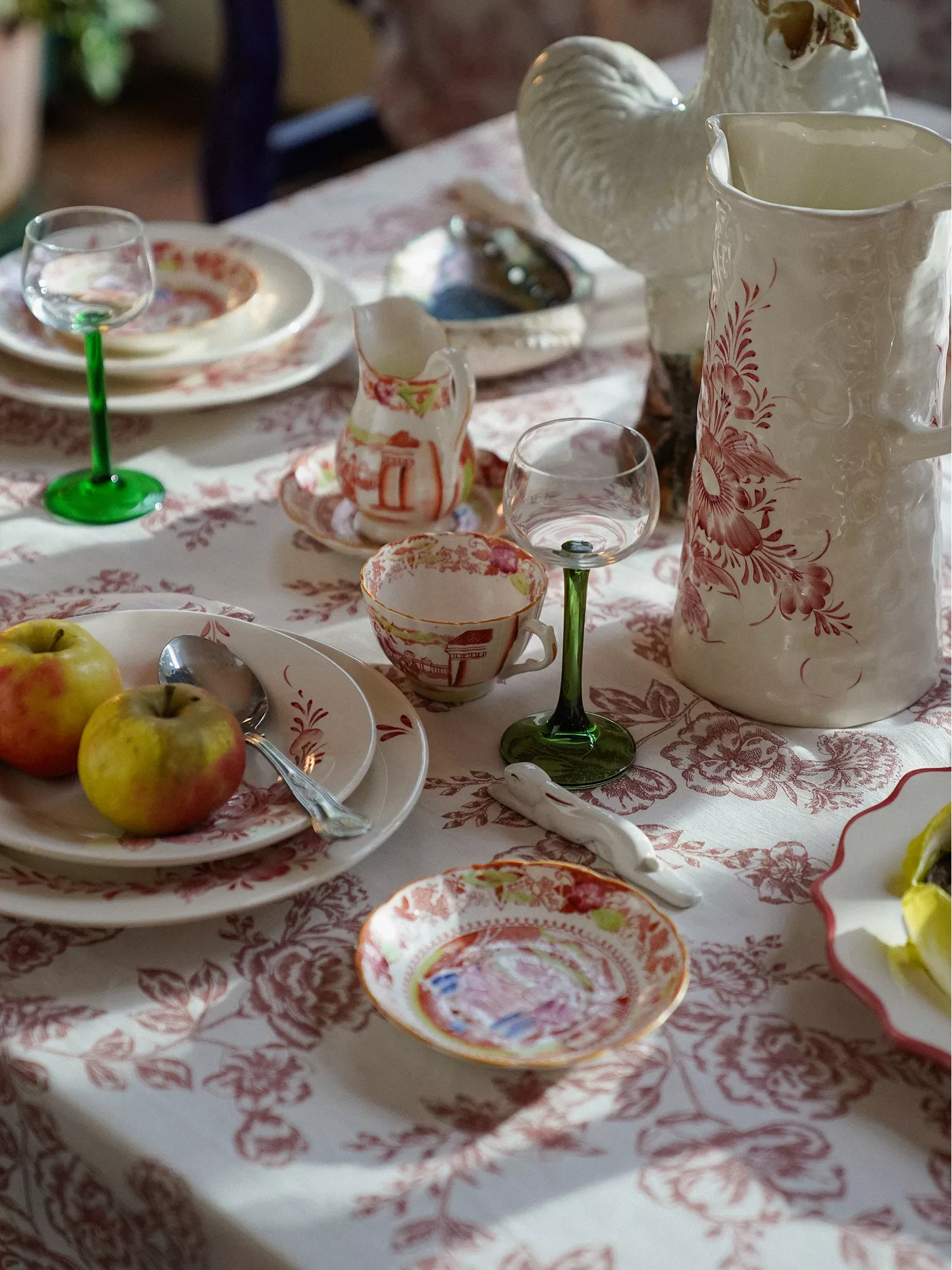 ANNA&NINA Whimsical Rose Tafellaken