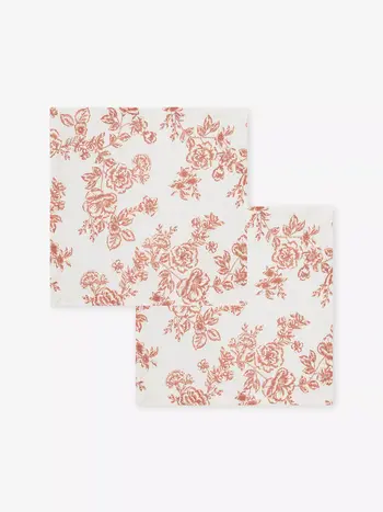 ANNA&NINA Whimsical Rose Napkin Set of 2