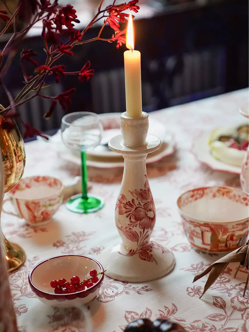 ANNA&NINA Whimsical Rose Kaarsenhouder