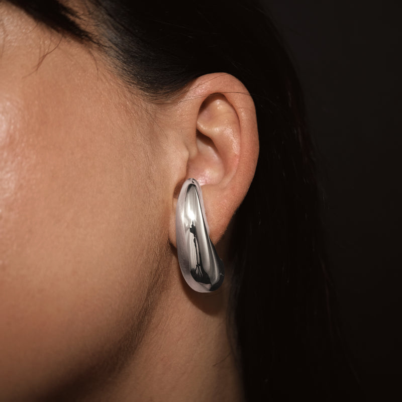 BILLION AVENUE Bulb Earstud Silver