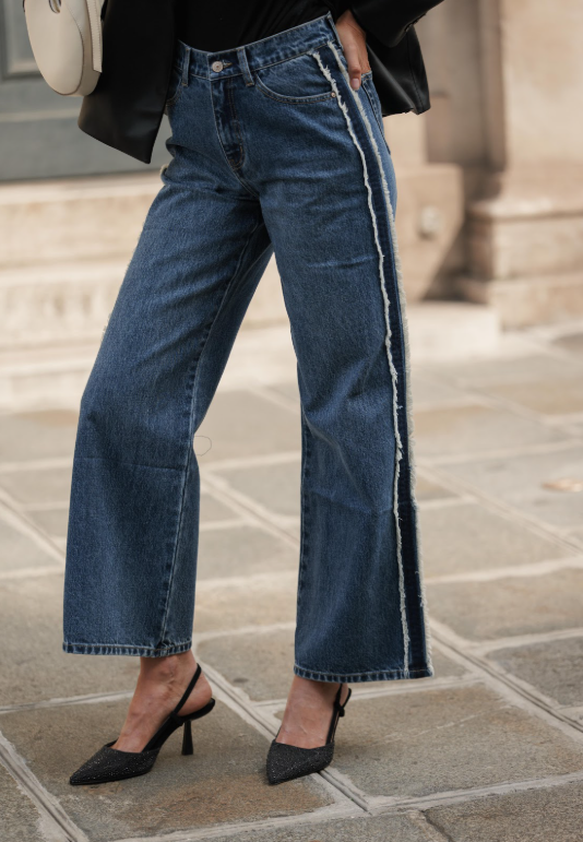 MM Sawyer Jeans Ruffled Side