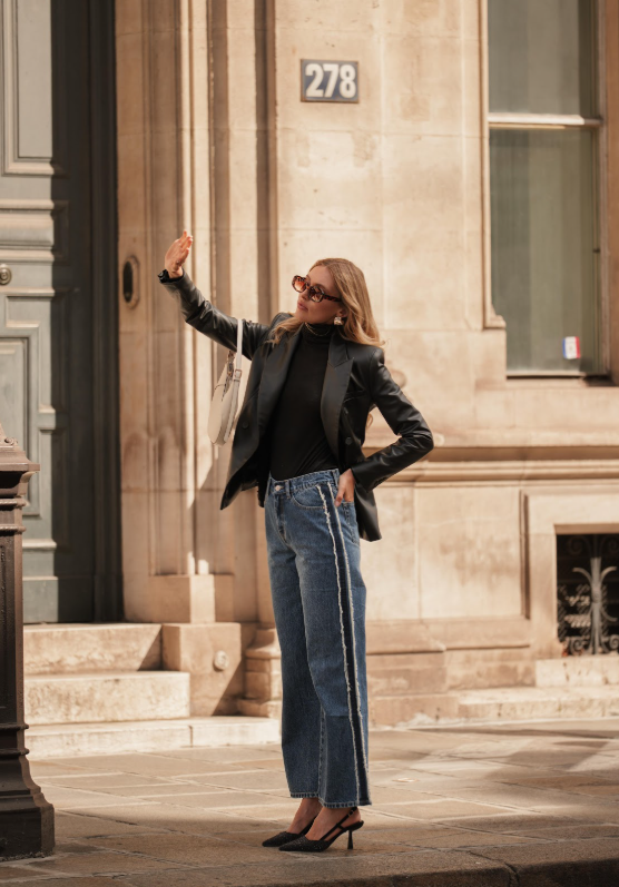 MM Sawyer Jeans Ruffled Side