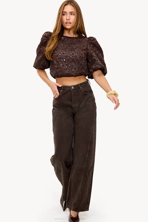 LOAVIES Chill Chaser Pants Dark Brown