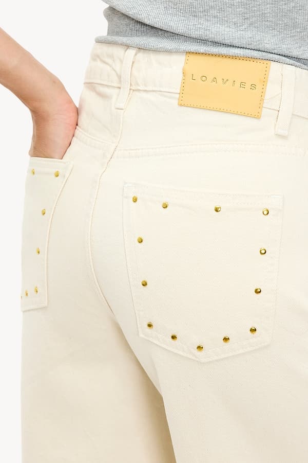 LOAVIES The Blossom's Secret Pants Ecru