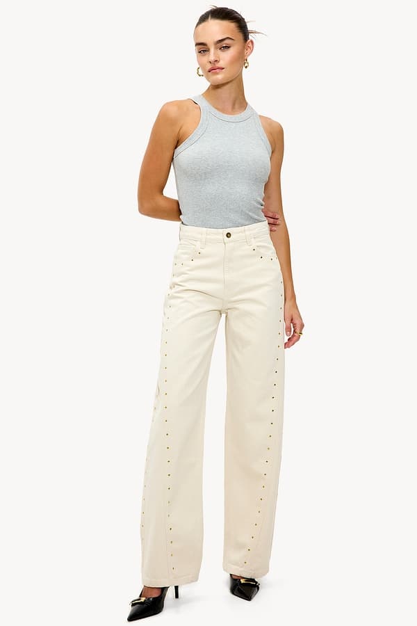 LOAVIES The Blossom's Secret Pants Ecru