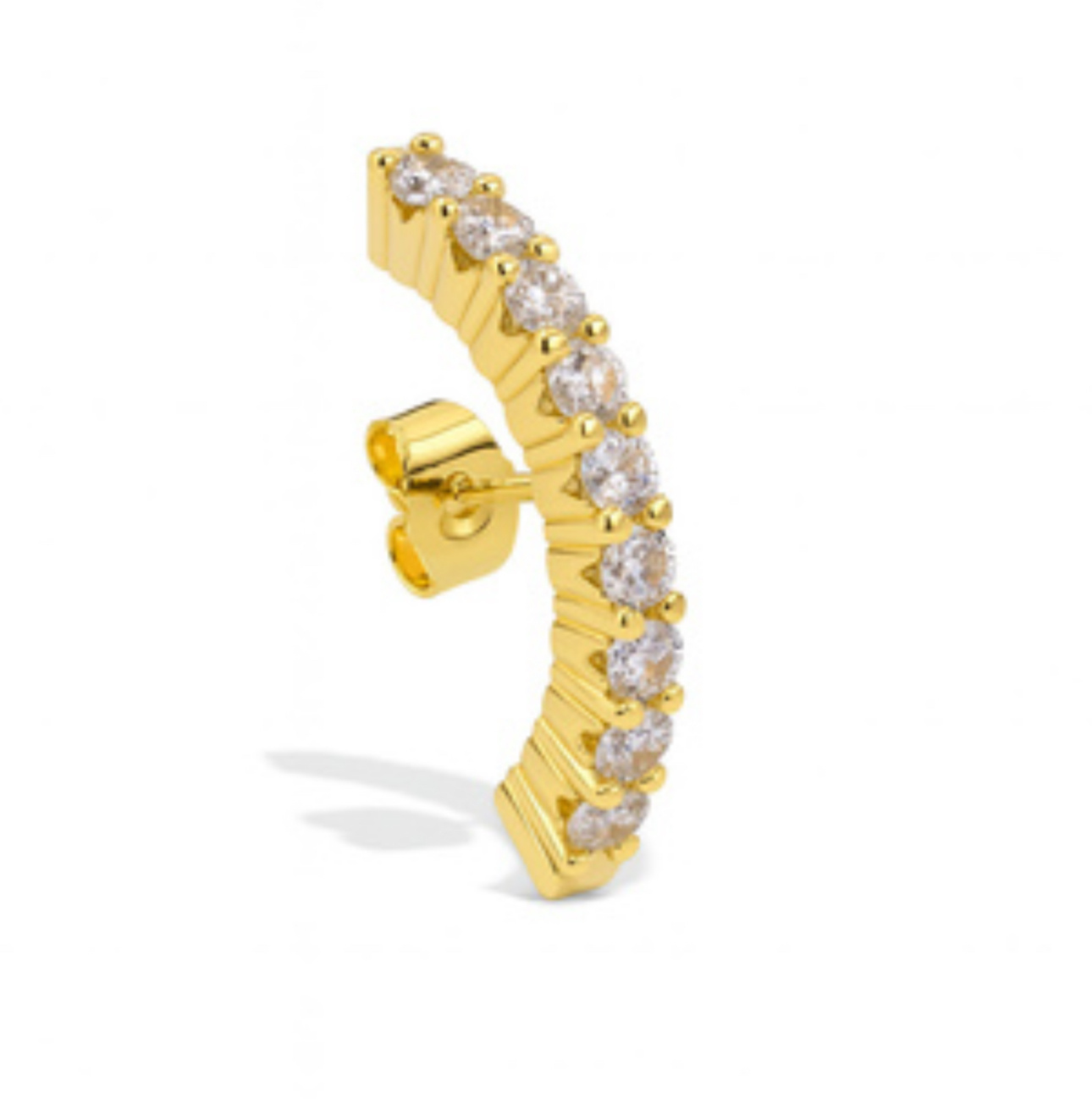 BILLION AVENUE Iris Hug Earstud Gold