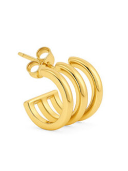 BILLION AVENUE Trio Iva Earstud Gold