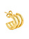 BILLION AVENUE Trio Iva Earstud Gold