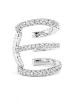 BILLION AVENUE Trio Ivy Earcuff Silver