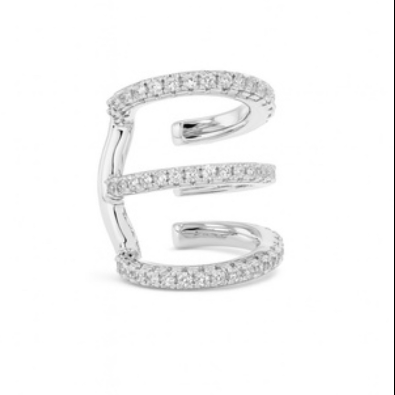 BILLION AVENUE Trio Ivy Earcuff Silver