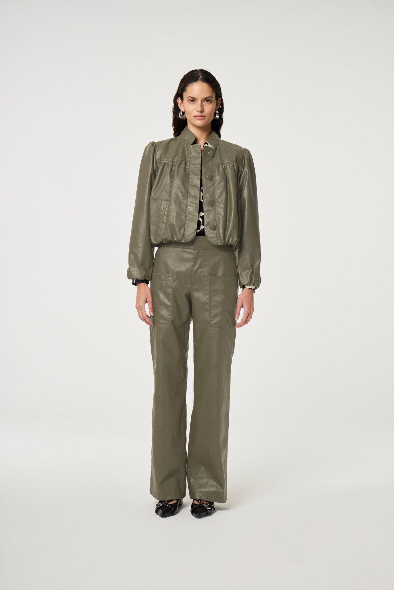 FABIENNE CHAPOT Frea Jacket Dark Olive