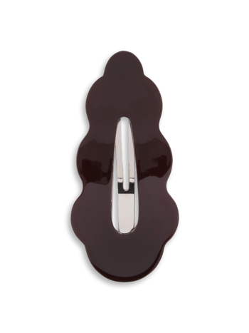 SUI AVA Wavy Bow Clip Brown