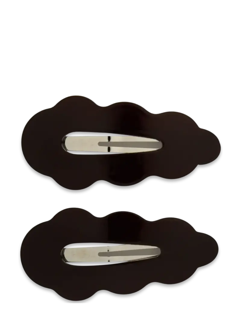 SUI AVA Wavy Bow Clip Brown
