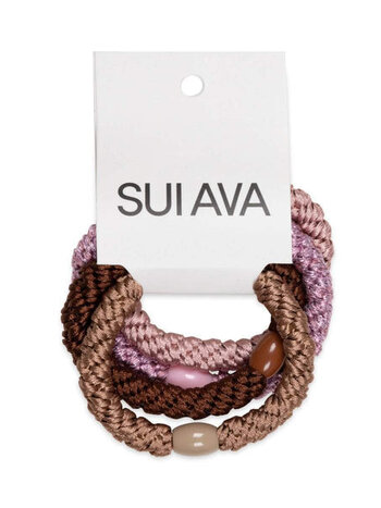 SUI AVA 4-pack Basic Eseentials Elastic Rosa